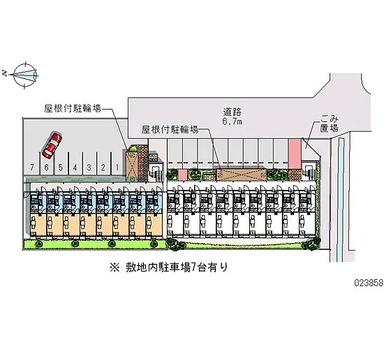 ★手数料０円★寝屋川市東神田町　月極駐車場（LP）